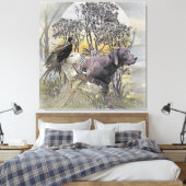 Deutscher Kurzzeiger Leinwanddruck (Insitu (Schlafzimmer))
