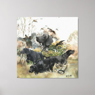 Deutscher Kurzzeiger Leinwanddruck