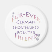 Deutscher Kurzzeiger Magnet (Vorne)