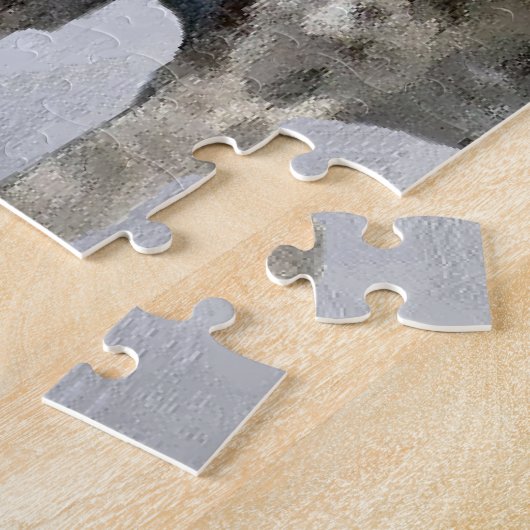 Deutscher Kurzzeiger mit Weihnachten Puzzle (Seite)