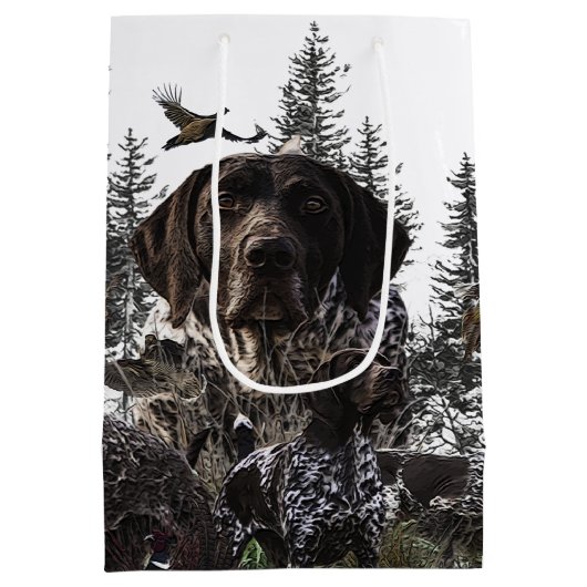 Deutscher Kurzzeiger Mittlere Geschenktüte (Rückseite)