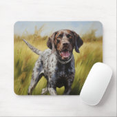 Deutscher Kurzzeiger Mousepad (Mit Mouse)