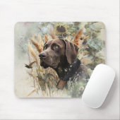 Deutscher Kurzzeiger Mousepad (Mit Mouse)