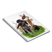 Deutscher Kurzzeiger Notizblock (Rechte Seite)