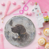 Deutscher Kurzzeiger Pappteller (Party)