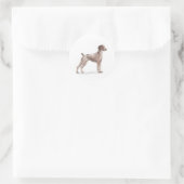 Deutscher Kurzzeiger Runder Aufkleber (Tasche)