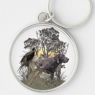 Deutscher Kurzzeiger Schlüsselanhänger