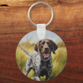 Deutscher Kurzzeiger Schlüsselanhänger (Vorderseite)