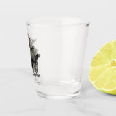 Deutscher Kurzzeiger Schnapsglas (Rechts)