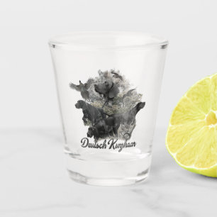Deutscher Kurzzeiger Schnapsglas