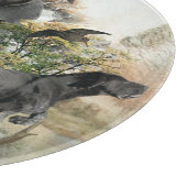 Deutscher Kurzzeiger Schneidebrett (Ecke)