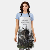 Deutscher Kurzzeiger Schürze (Getragen)