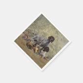 Deutscher Kurzzeiger Serviette (Ecke)