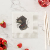 Deutscher Kurzzeiger Serviette (Beispiel)