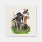 Deutscher Kurzzeiger Serviette (Vorderseite)