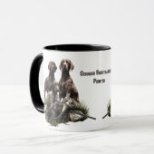 Deutscher Kurzzeiger Tasse (Vorderseite Links)