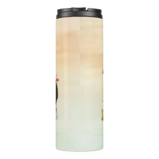 Deutscher Kurzzeiger Thermosbecher (Rückseite)