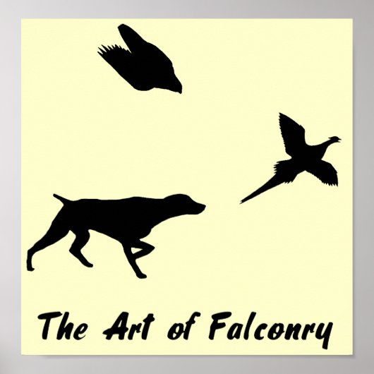Deutscher Kurzzeiger und Falconie Poster (Vorne)