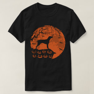 Deutscher Kurzzeiger und MondHalloween T-Shirt