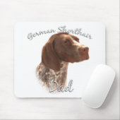 Deutscher Kurzzeiger-Vater 2 Mousepad (Mit Mouse)