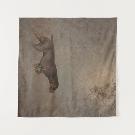 Deutscher Kurzzeiger Wandteppich (Vorderseite (Horizontal))