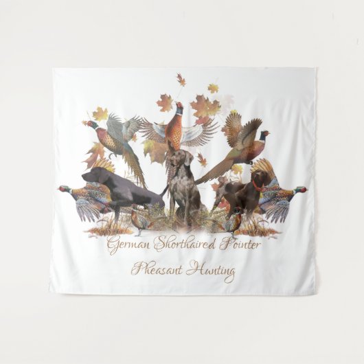 Deutscher Kurzzeiger Wandteppich (Vorderseite (Horizontal))