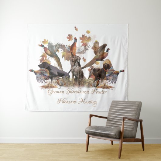 Deutscher Kurzzeiger Wandteppich (Beispiel (Horizontal))