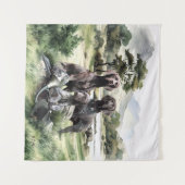 Deutscher Kurzzeiger Wandteppich (Vorderseite (Horizontal))