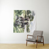 Deutscher Kurzzeiger Wandteppich (Beispiel (Horizontal))