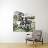 Deutscher Kurzzeiger Wandteppich (Beispiel)