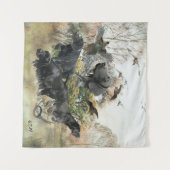 Deutscher Kurzzeiger Wandteppich (Vorderseite (Horizontal))