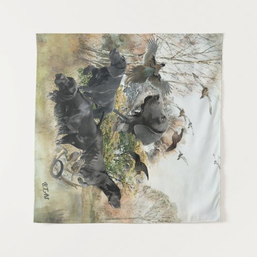 Deutscher Kurzzeiger Wandteppich (Vorderseite (Horizontal))