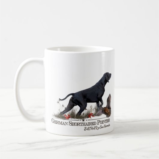 Deutscher Kurzzeiger, ZACHAR Kaffeetasse (Links)