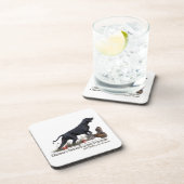 Deutscher Kurzzeiger, ZACHAR-Tapisserie Getränkeuntersetzer (Rechte Seite)