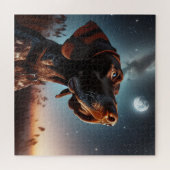 Deutscher Kurzzeitiger Start in die Nacht Sky Puzzle (Horizontal)