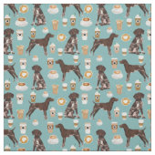 Deutscher Kurzzeitkaffee Stoff (Muster)