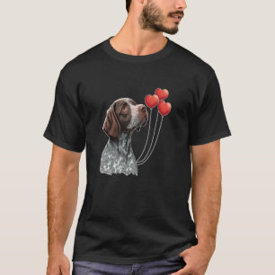 Deutscher Kurzzeitpointer APS Mama Vater 5 T-Shirt