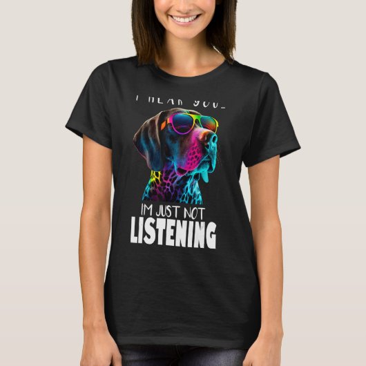 Deutscher Kurzzeitpointer APS Vater Mama 1 T-Shirt (Vorderseite)
