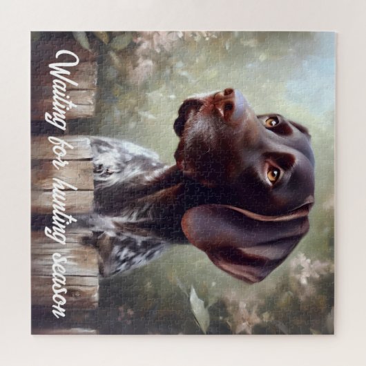 Deutscher Kurzzeitpointer Gewartet Puzzle (Horizontal)