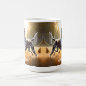 Deutscher Kurzzeitpointer läuft Kaffeetasse (Mittel)