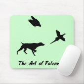 Deutscher Kurzzeitpointer und Falconry Mousepad (Mit Mouse)