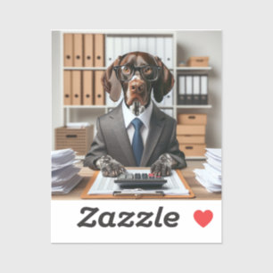 Deutscher Kurzzeitrechner Aufkleber