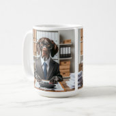Deutscher Kurzzeitrechner Kaffeetasse (Vorderseite Links)