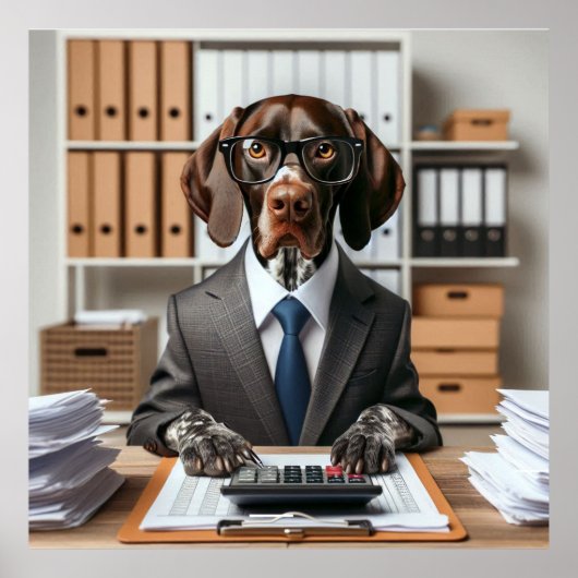 Deutscher Kurzzeitrechner Poster (Vorne)