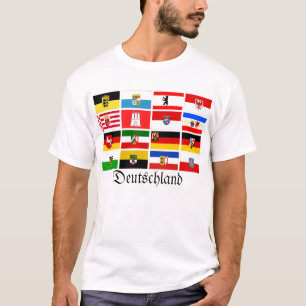 Deutscher Länder-Staat kennzeichnet Deutschland T-Shirt