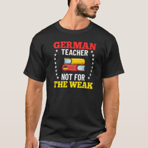 Deutscher Lehrer - Deutscher Flaggensprachunterric T-Shirt