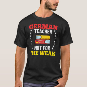 Deutscher Lehrer - Deutscher Flaggensprachunterric T-Shirt
