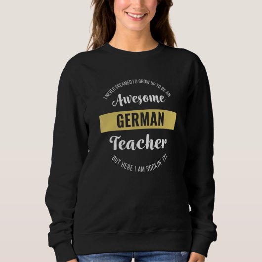 Deutscher Lehrer Shirt Funny Appreciency School (Vorderseite)