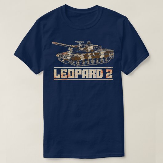 Deutscher Leopard 2 Panzer 1 T-Shirt (Design vorne)