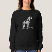 Deutscher Mastiff oder großer Dan-Spray oder Stenc Sweatshirt (Vorderseite)